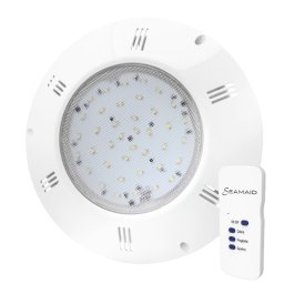 Proiector led plat piscina rgb cu telecomanda seamaid