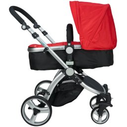 Carucior 2 in 1 Veneto rosu Kidscare