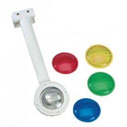 Kit proiector cu brat 4 lentile colorate 75w 12v, transformator
