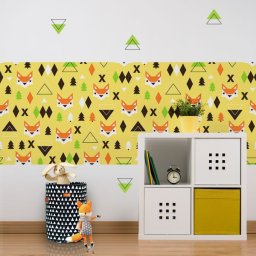 Fototapet Vulpite in padure - 300 x 240 cm