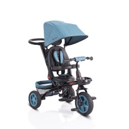 Tricicleta byox explore cu sezut reversibil si pozitie de somn - turquoise