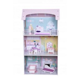 Casuta de basm din lemn ecotoys 4121