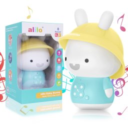 Alilo baby bunny - iepuras interactiv cu povesti si cantece, albastru, ro/en