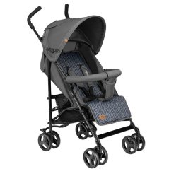 Carucior sport, lionelo, elia, cu husa de picioare, cu plasa de tantari, conform cu standardul european de securitate en1888-1, gri