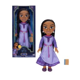 Disney wish - papusa aventuriera asha, 38 cm