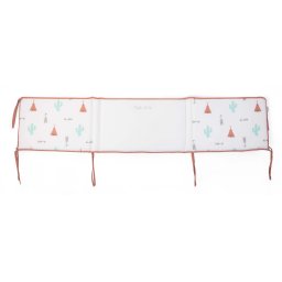 Protectie laterala patut bebe 35x170cm Dreamy Tipi