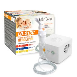 Aparat aerosoli Little Doctor LD-213C, nebulizator cu compresor, 3 moduri de nebulizare, pentru...