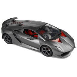 Masinuta rc pentru copii cu telecomanda, lamborghini sesto gri,leantoys, 9729