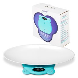 Cantar electronic Vitammy Babycinno, 4 in 1, pentru nou-nascuti, bebelusi, copii si adulti, tava...