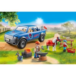 Playmobil - masina pentru potcovire cai