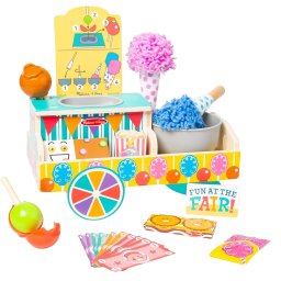 Set de joaca din lemn Toneta cu dulciuri - colectia Distractie la targ