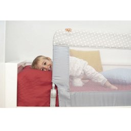 Protectie pat rabatabila pentru somiera adancita 150/59 cm Olmitos Grey Stars
