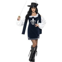 Costum muschetar dama - m marimea m