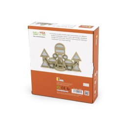 Blocuri oglinzi, 24 buc, viga