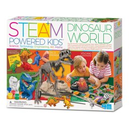 Kit stiintific - lumea dinozaurilor, steam kids