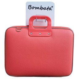 Geanta lux business laptop 13 Bombata Medio Classic-Coral
