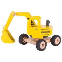Micul santierist - excavator - jucari din lemn pentru copii