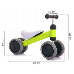 Bicicleta fara pedale ecotoys jm-118 - verde