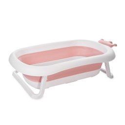 Cadita pliabila pentru bebelusi, 83 cm, cu dop de scurgere, royal, pink