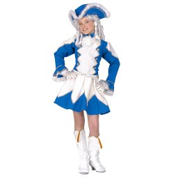 Costum majoreta albastru fete - 5 - 7 ani / 128 cm