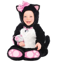 Costum bebe pisica - 6 - 12 luni / 75 cm