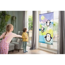 Hraneste pinguinii, joc de aruncare la tinta, bs toys