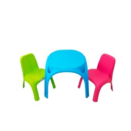 Set masa+2 scaunele cu spatar copii keter