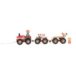 Tractor cu remorca si figurine, egmont toys