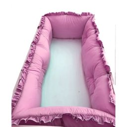 Set aparatori protectii laterale super groase, pat 120x60 cm deseda - violet