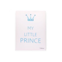 TABLOU COPII MY LITTLE PRINCE WHITE/BLUE 30x40cm