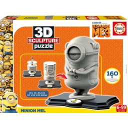 Puzzle minion mel 3d