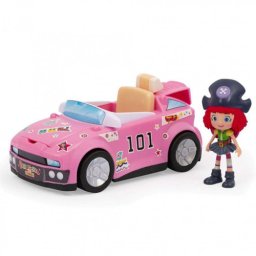 Masina si figurina pinocchio si prietenii de aventura cu figurina fredda de 10cm fapnh04000/p