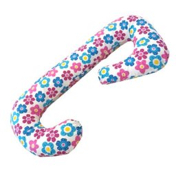 Perna de gravide si alaptare cu husa detasabila deluxe floricele