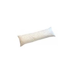 Perna de gravide si relaxare cu husa detasabila 145x50 cm deseda gigant - stelute pe alb