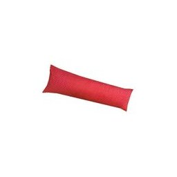 Perna de gravide si relaxare cu husa detasabila 145x50 cm deseda gigant - buline albe pe rosu