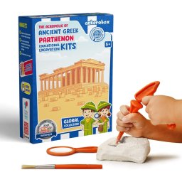 Arkerobox - set arheologic educational si puzzle 3d, grecia antica, parthenon