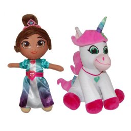 Set 2 jucarii din plus nella 35 cm & trinket 24 cm, printesa nella