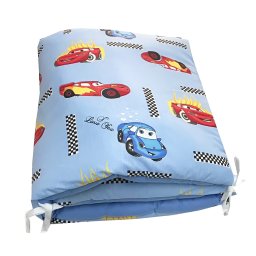 Set 4 aparatori laterale pufoase h39 pat 140x70 cm cars