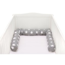 Protectie laterale pentru pat lemn 190 cm star grey fillikid