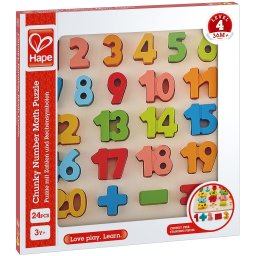 Hape puzzle matematica chunky