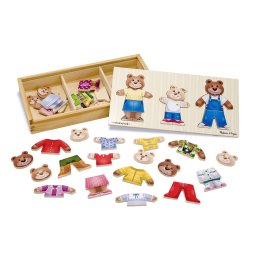 Melissa & Doug - Set De Joaca - Imbraca Familia De Ursuleti