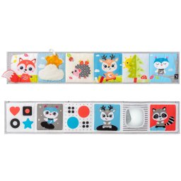 Jucarie - carte benbat cu doua fete pentru dezvoltare senzoriala, forest fun