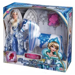 Princess, papusa craiasa zapezii de 30 cm si calutul ei, gg02954e