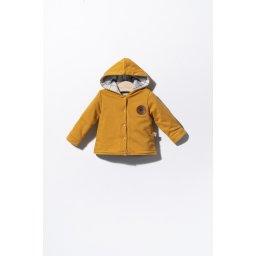 Jacheta cu urechiuse pentru copii dogs, tongs baby (culoare: mustar, marime: 6-9 luni)