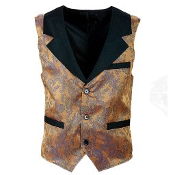 Vesta vintage maro jacquard - ml marimea ml