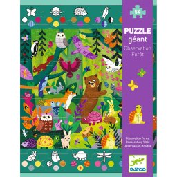 Puzzle gigant djeco, aventuri in padure