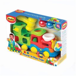 Trenulet muzical winfun, cu bile si ciocan