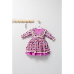 Rochita de fetita mira, tongs baby (culoare: roz, marime: 6-9 luni)