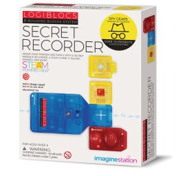 Joc electronic logiblocs - set secret recorder