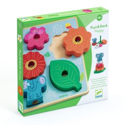 Puzzle si joc de stivuire, djeco